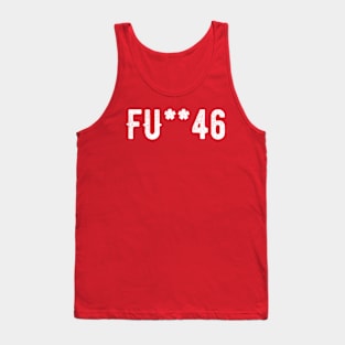 Anti Biden Anti Democrat Anti Liberal Funny Gifts - Fu*** 46 Grunge Tank Top